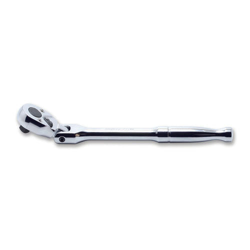 Ko-ken 2774P 1/4 Sq. Dr. Ratchet Handle  20 teeth  Length 161mm Flexible Head Polished Handle