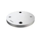 JERGENS FIXTURE PLATE, AL, 8IN DIA X .75, 6IN DIA PATTERN, 16MM LINERS - 28707