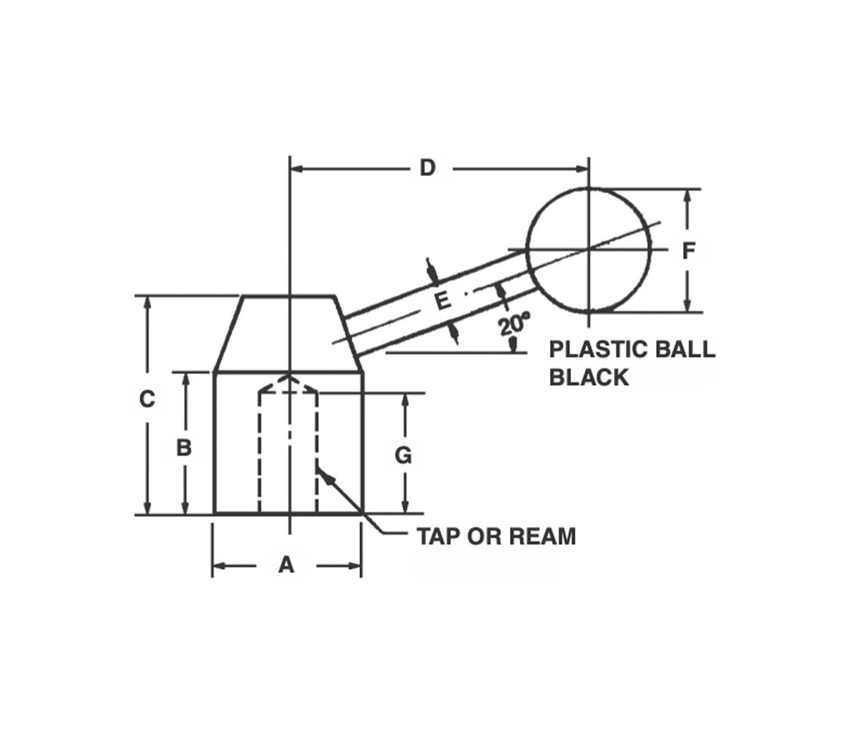 JERGENS LEVER, LOCKING, 2IN-3/8 REAM, SINGLE HANDLE - 28903