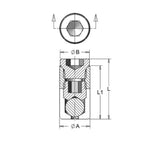 JERGENS PREC EXP DOWEL, 5/8 X 1-1/4 - 29404