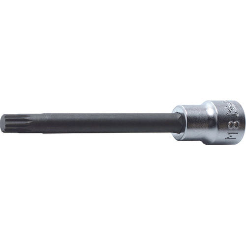 Ko-ken 3020.100-M8 3/8 Sq. Dr. Bit Socket XZN M8 Triple Square Length 100mm
