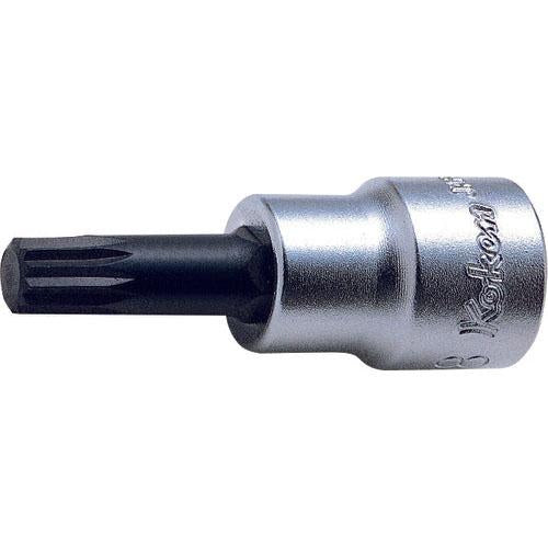 Ko-ken 3020.50-M14 3/8 Sq. Dr. Bit Socket XZN M14 Triple Square Length 50mm