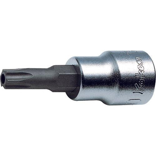 Ko-ken 3025.160-T45H 3/8 Sq. Dr. Bit Socket TORX T45H Tamper Resistant Length 160mm