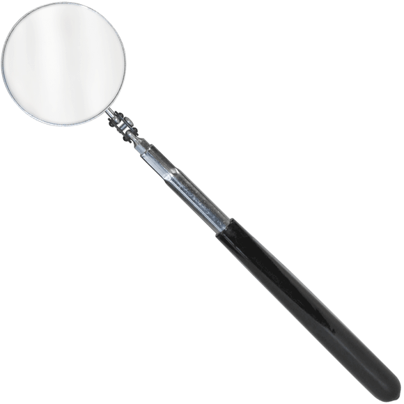 Industrial Magnetics MAG-MATE® Telescoping Round Glass Inspection Mirror Reaches 15