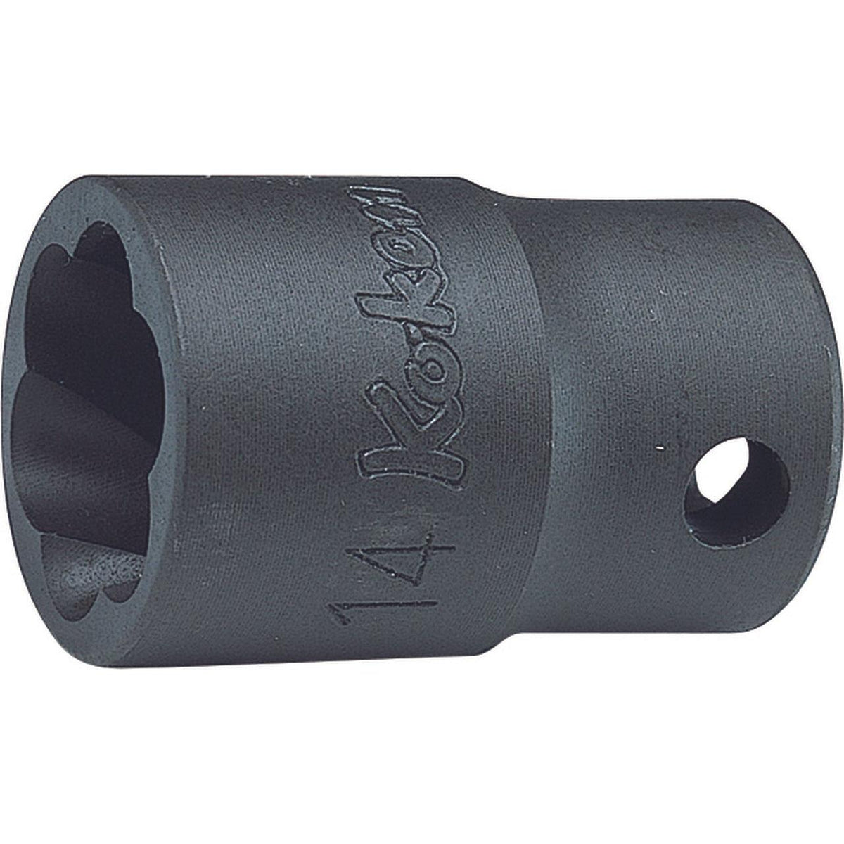 Ko-ken 3127-19 3/8 Sq. Dr. Nut Twister  19mm  Length 35mm