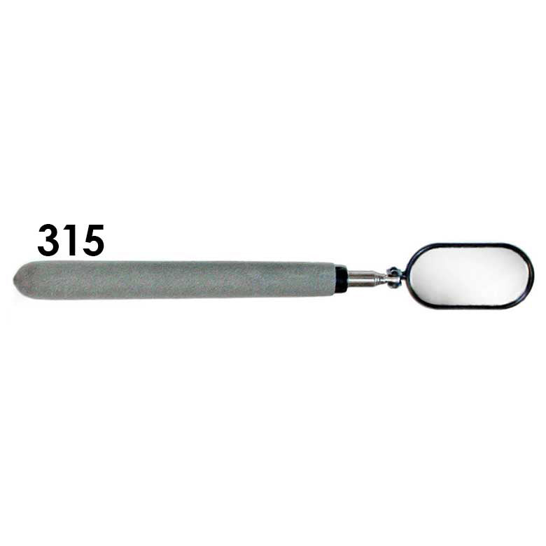 Industrial Magnetics MAG-MATE® Telescoping Rectangular Glass Inspection Mirror Reaches 36