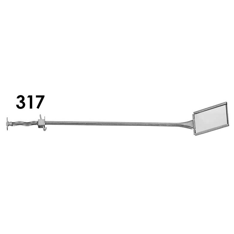 Industrial Magnetics MAG-MATE® Flip Glass Inspection Mirror 16.25