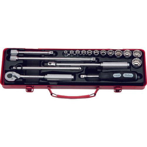 Ko-ken 3200A 3/8 Sq. Dr. Socket set   6, 12 point   18 pieces
