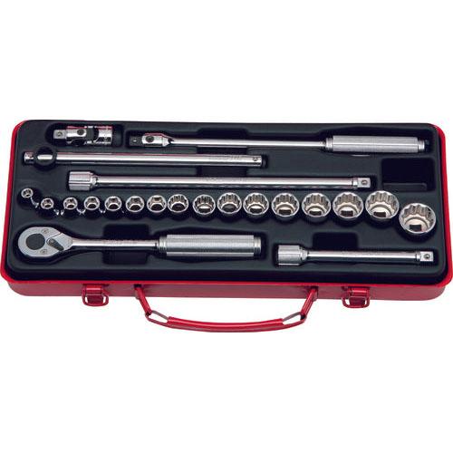 Ko-ken 3210M 3/8 Sq. Dr. Socket set   6, 12 point   22 pieces