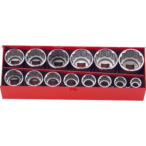 Ko-ken 3217M 3/8 Sq. Dr. Socket set   12 point   14 pieces