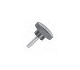 JERGENS KNOB, TORQUE, 3/8-16 X 1 STUD, BLACK PLASTIC W/STEEL STUD - 32313