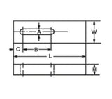 JERGENS STRAP CLAMP, 5/8 X 2, PLAIN STEEL - 33111