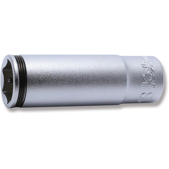 Ko-ken 3350M-13 3/8 Sq. Dr. Socket  13mm Nut Grip Length 55mm