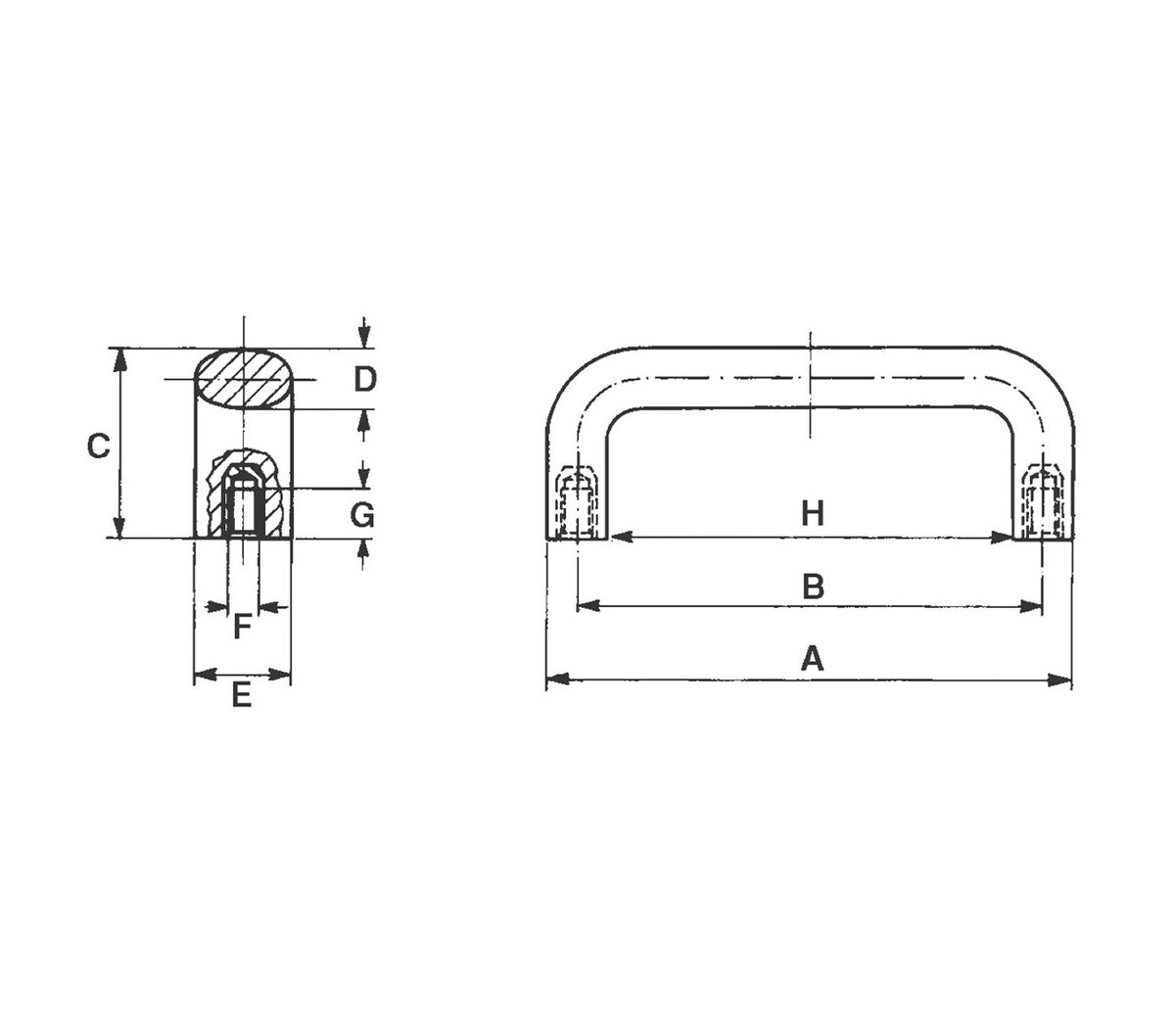 JERGENS HANDLE, LIFT, 3.94 - 33791