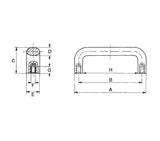 JERGENS HANDLE, LIFT, 3.94 - 33791