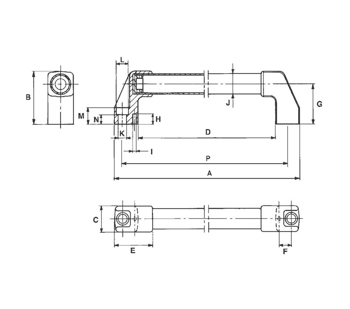 JERGENS HANDLE, TUBULAR 28.50IN, 724MM - 33730