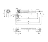 JERGENS HANDLE,TUBULAR 20.63IN, 524MM - 33728