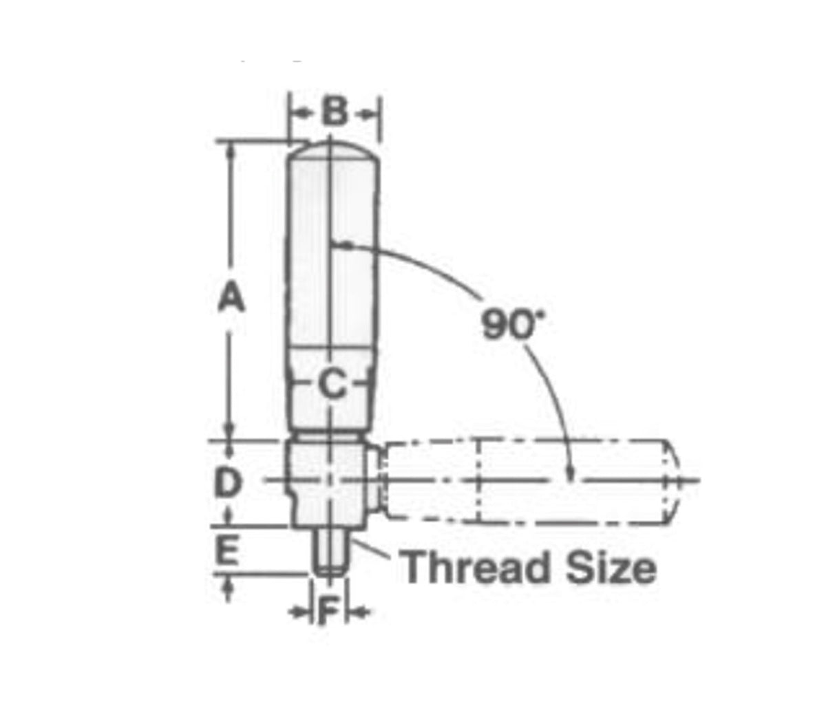 JERGENS HANDLE, REVOLVING, M10 FOLDING - 34071
