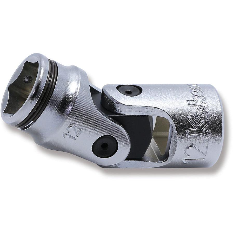Ko-ken 3441M-12 3/8 Sq. Dr. Universal Socket  12mm Nut Grip Length 47mm