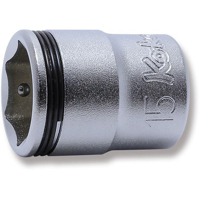 Ko-ken 3450M-15 3/8 Sq. Dr. Socket  15mm Nut Grip Length 27mm