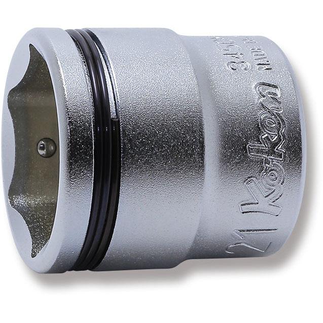 Ko-ken 3450M-21 3/8 Sq. Dr. Socket  21mm Nut Grip Length 29mm