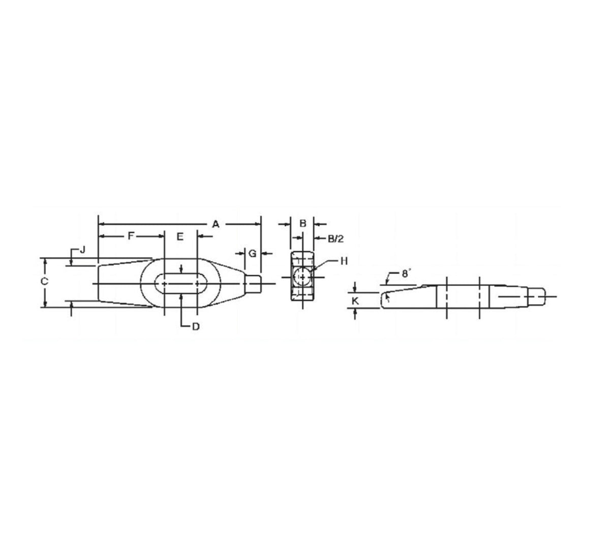 JERGENS STRAP CLAMP, 8 FINGER - 37225