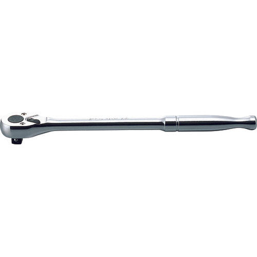 Ko-ken 3753P-250 3/8 Sq. Dr. Ratchet Handle  24 teeth Long Length 250mm  Polished Handle