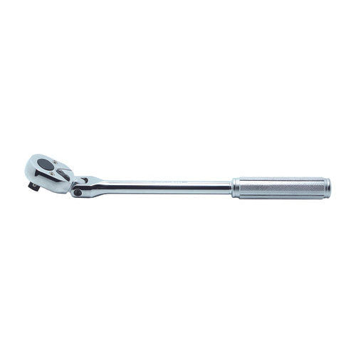 Ko-ken 3774NL 3/8 Sq. Dr. Ratchet Handle  24 teeth Locking Flexible Head Length 265mm  Metal Handle