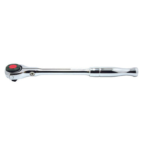 Ko-ken 3776P 3/8 Sq. Dr. Ratchet Handle  45 teeth Swivel Head Length 280mm  Polished Handle