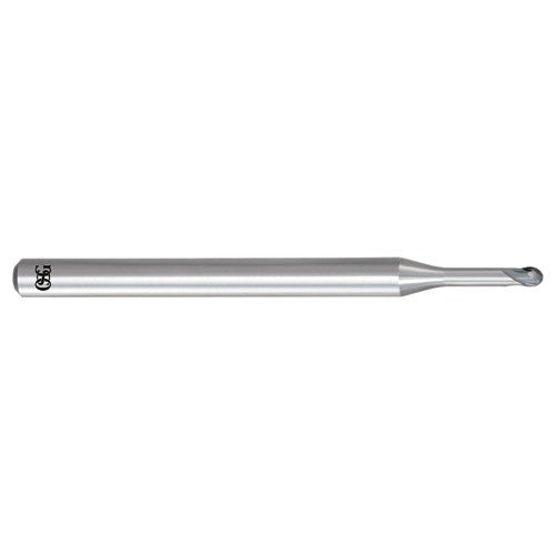 OSG USA, Inc. TP483112120 2 mm Dia. ?4 mm Shank ?1.6 mm DOC ?55 mm OAL, Carbide WXL, 2 Flute, Round, Ballnose End Mill