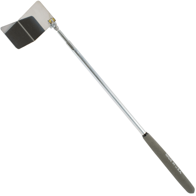 Industrial Magnetics MAG-MATE® Read Rite™ Non-Inverted Image Telescoping Stainless Mirror 390SS