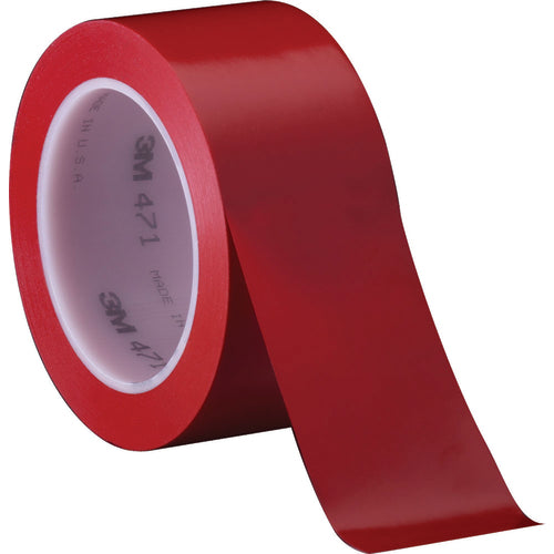 3M LF53043055 3M Vinyl Tape 471 Red 2"x36 yd 5.2 mil