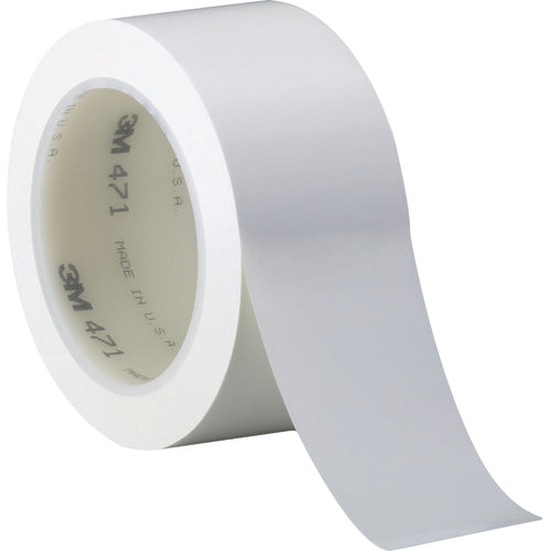 3M LF53043116 3M Vinyl Tape 471 White 2"x36 yd 5.2 mil