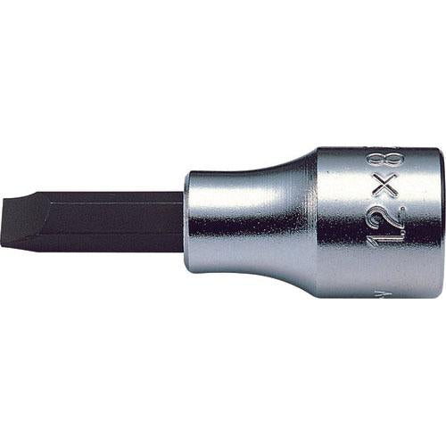 Ko-ken 4005.60-10 1/2 Sq. Dr. Bit Socket Slotted 1.6x10  Length 60mm