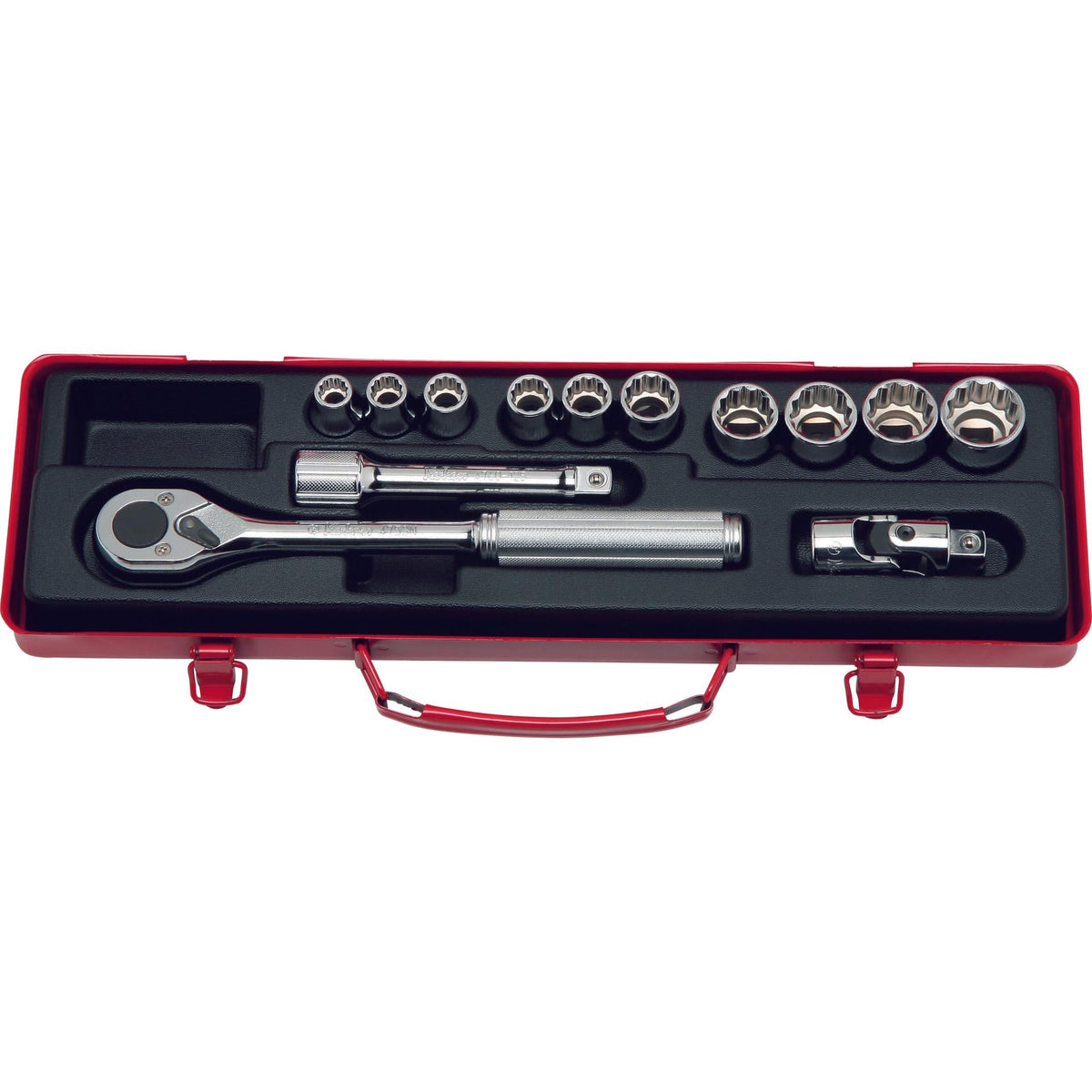 Ko-ken 4222M 1/2 Sq. Dr. Socket set   12 point   13 pieces
