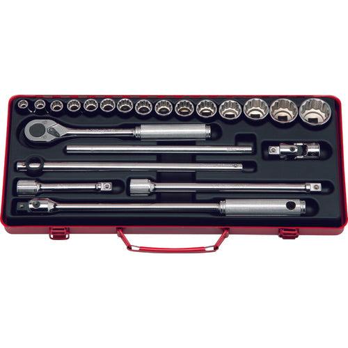 Ko-ken 4244A 1/2 Sq. Dr. Socket set   12 point   22 pieces