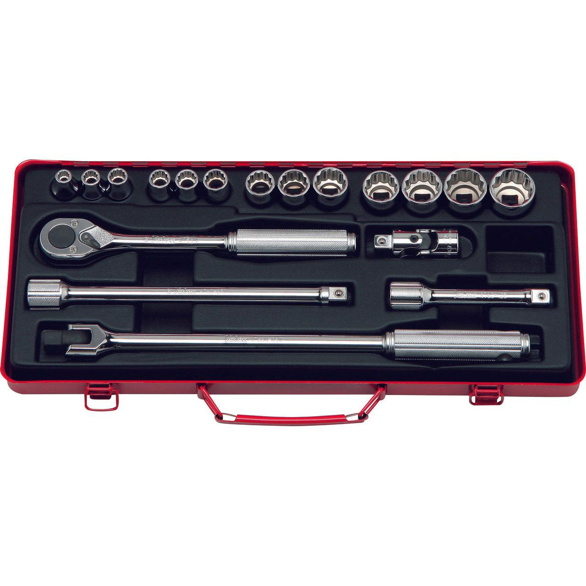Ko-ken 4261M 1/2 Sq. Dr. Socket set   12 point   18 pieces