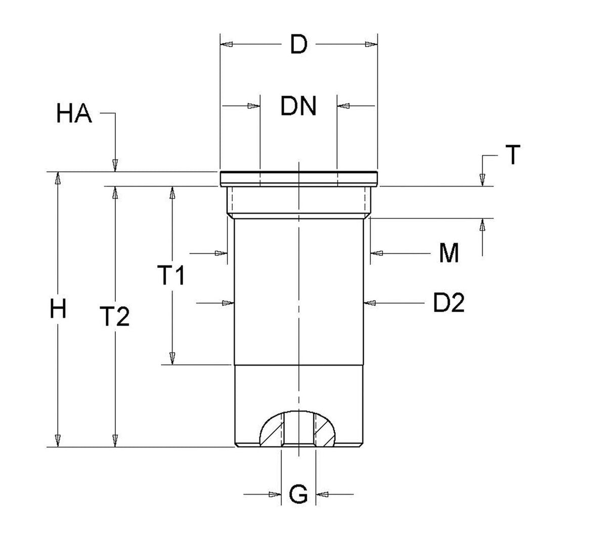 JERGENS THREADED CLAMPING MODULE, K2, PNEU - 427286