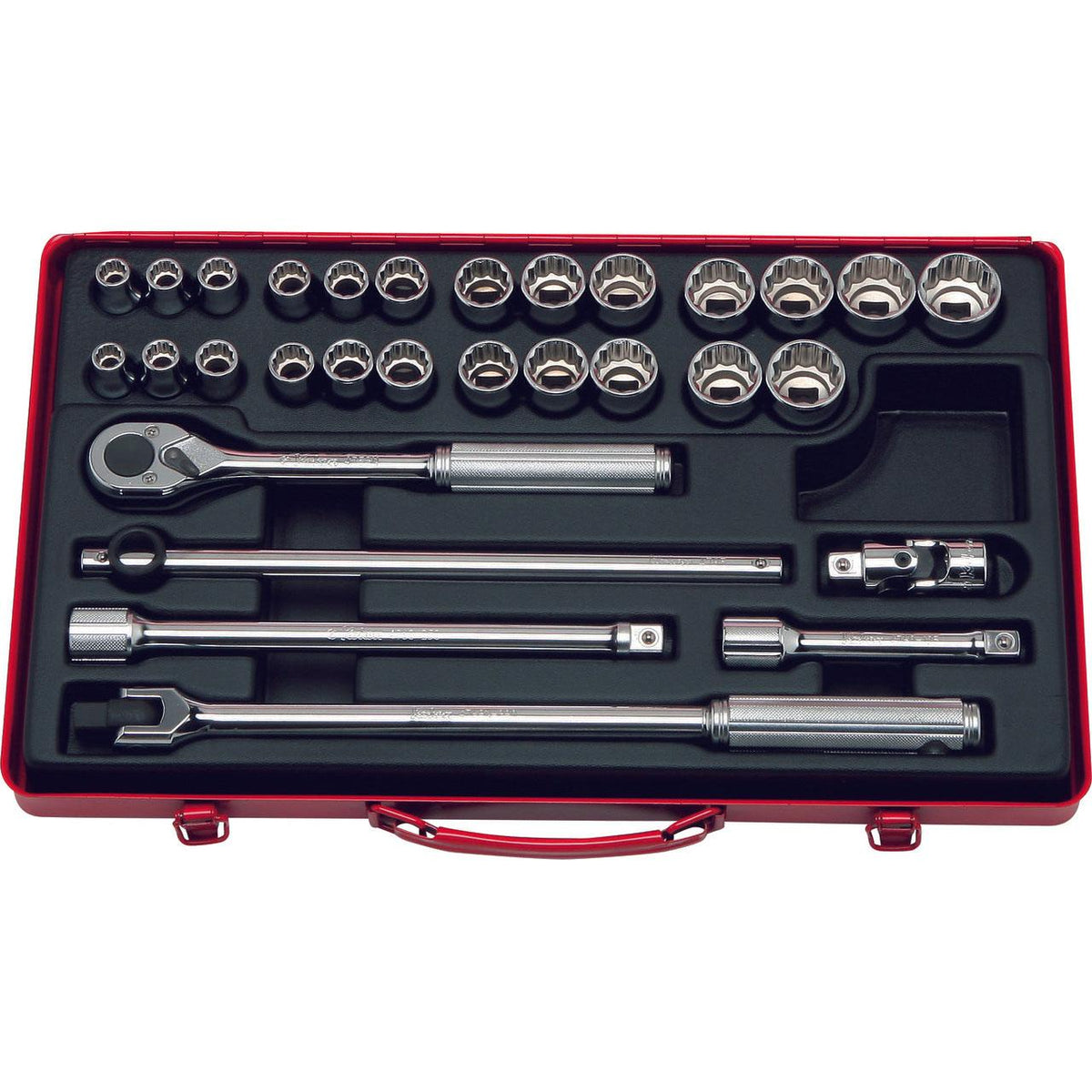 Ko-ken 4273AM 1/2 Sq. Dr. Socket set   12 point   30 pieces
