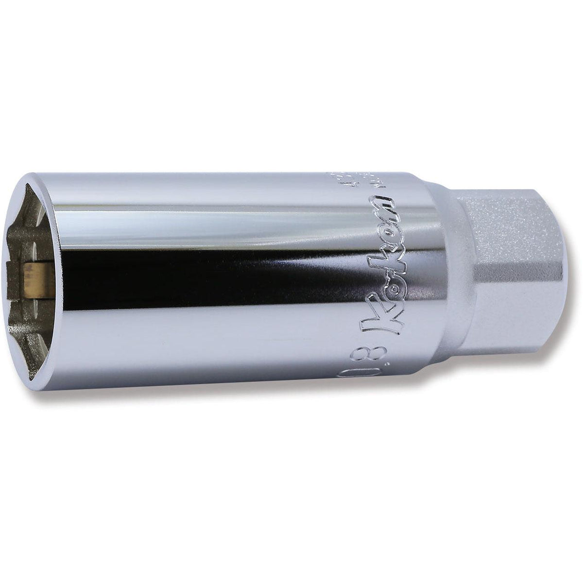 Ko-ken 4300C-20.8 1/2 Sq. Dr. Spark Plug Socket  20.8mm 6 point Length 70mm Spring Clip