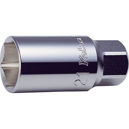 Ko-ken 4300M-21(L60) 1/2 Sq. Dr. Wheel Nut Socket  21mm 6 point Length 60mm