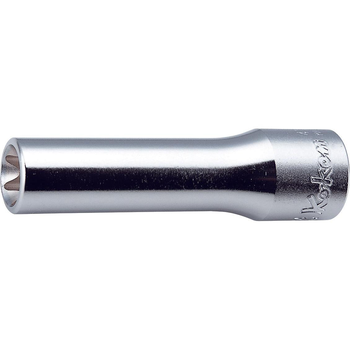 Ko-ken 4325-E10 1/2 Sq. Dr. Socket TORX E10  Length 77mm