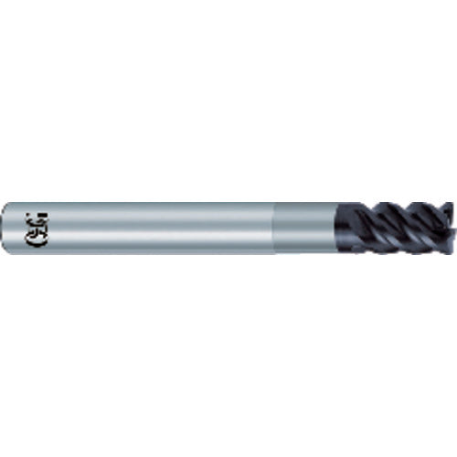 OSG USA, Inc. TP48457105211 5 mm Dia. ?6 mm Shank ?8 mm DOC ?80 mm OAL, Carbide, SiC, 4 Flute, Round, Corner Radius, Solid End Mill