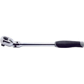 Ko-ken 4774JB 1/2 Sq. Dr. Ratchet Handle  24 teeth Flexible Head Length 330mm Push Button Plastic Handle