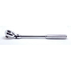 Ko-ken 4774NB 1/2 Sq. Dr. Ratchet Handle  24 teeth Flexible Head Length 330mm Push Button Metal Handle