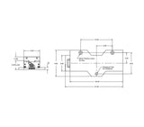 JERGENS PROD VISE, HYD, 6IN BALL LOCK, BASE 8 X 12 JIGSAW PATTERN - 49486