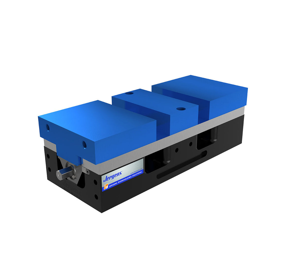 JERGENS PROD VISE, 6IN, NARROW BASE, SHORT, ALUM SOFT JAWS - 49492