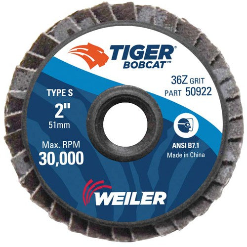 Weiler MK5150922 2"-36 Grit - Zirconia Quick Change Flap Disc