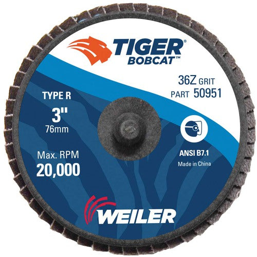 Weiler MK5150951 3" 36Z T29 R-MOUNT FLAP DISC