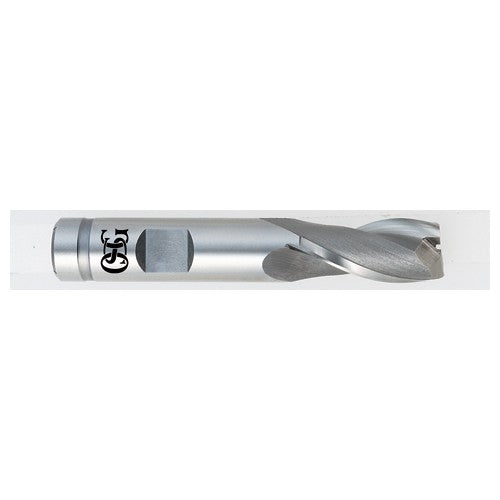 OSG USA, Inc. TP365200500 3/8 Dia. ?3/8 Shank ?9/16 DOC ?2-5/16 OAL, HSSCo, Bright, 2 Flute, Square, Solid End Mill